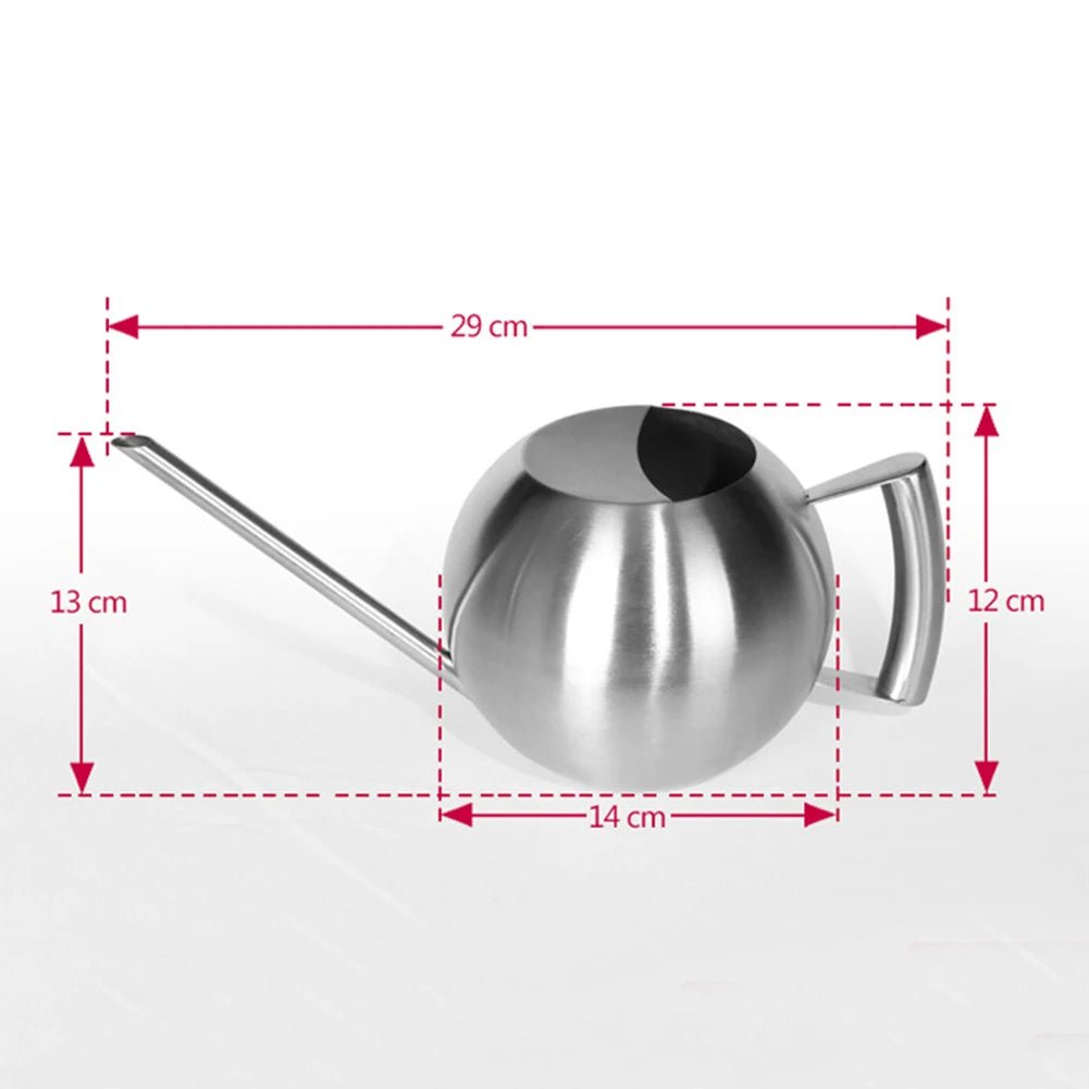 Minimalist Plant Watering Can, 1500ml, Stainless Steel, Plant Use