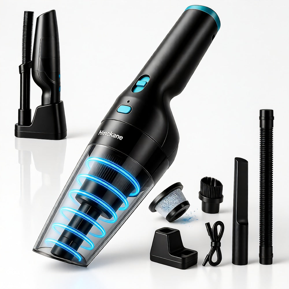 Compact Cordless Handheld Vacuum, Charging Dock, for Cleaning