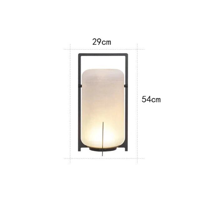 Solar Outdoor Akari Lamp, Dusk-to-Dawn, Wireless Garden Light