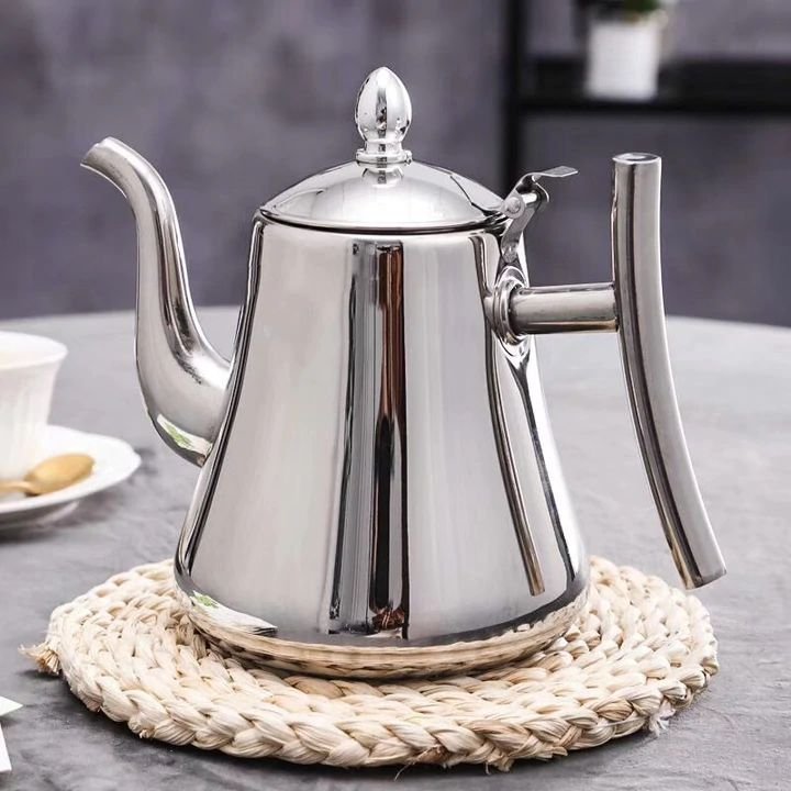 Electric Kettle, Stainless Steel, Built-in Filter, for Hot Beverages