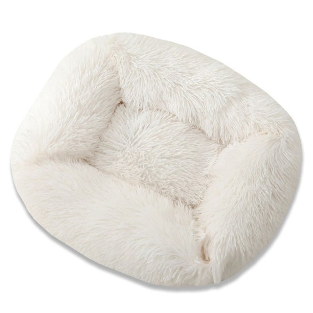 Plush Dog Bed, High Quality Cotton Fill, Stress Relief