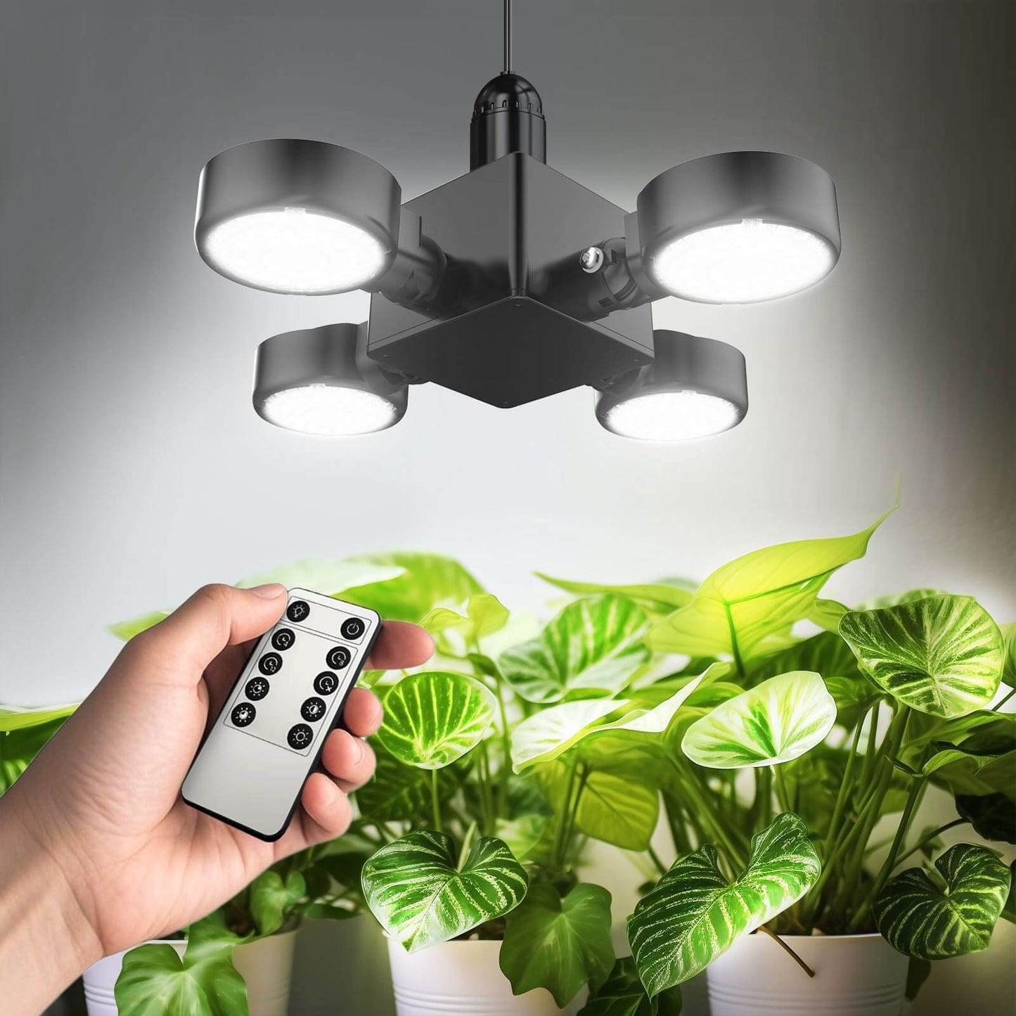 Folding Wings LED Grow Light, 40W, Plant