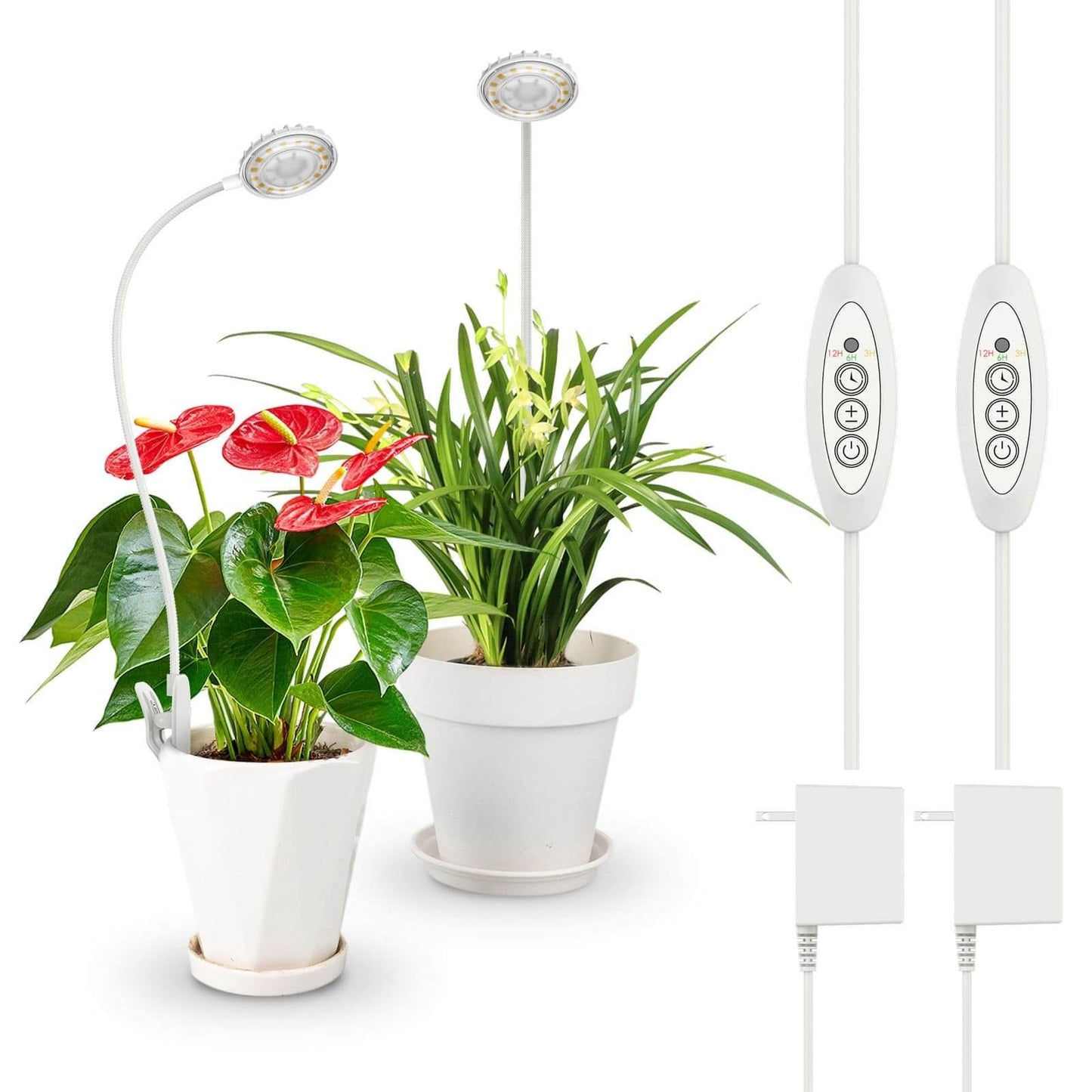 LED Grow Light, 10W, Pot Clip, Full Spectrum Indoor Plant