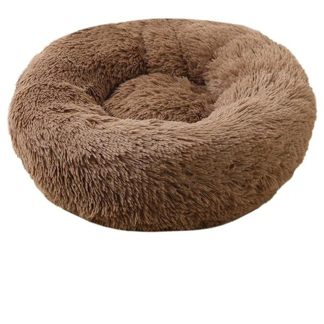 Cloud Donut Dog Bed, Anti-Anxiety, Vegan Fur, Calming