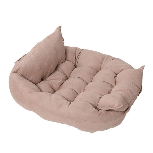 Adjustable Dog Nest Bed, Cotton Filled, Machine Washable Comfort
