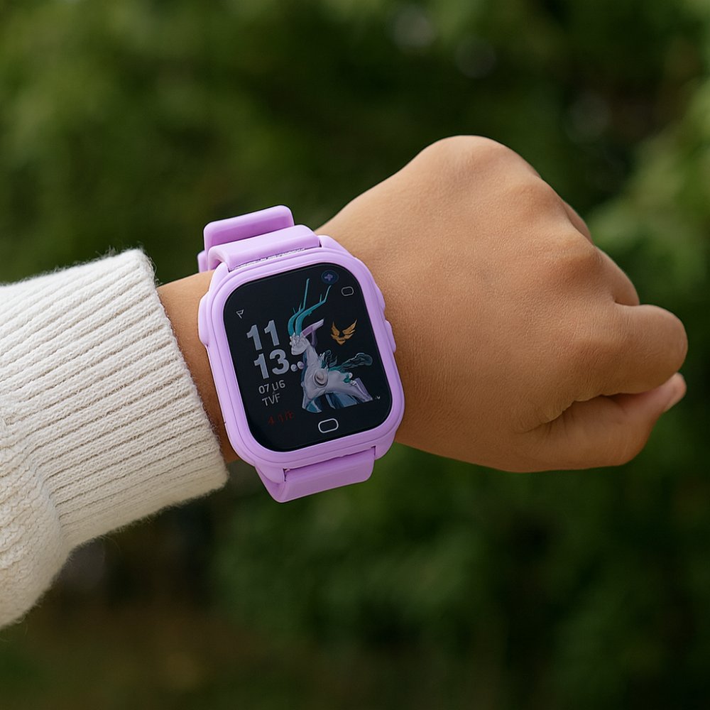 Kids' Smart Watch, Touchscreen, Silicone Strap