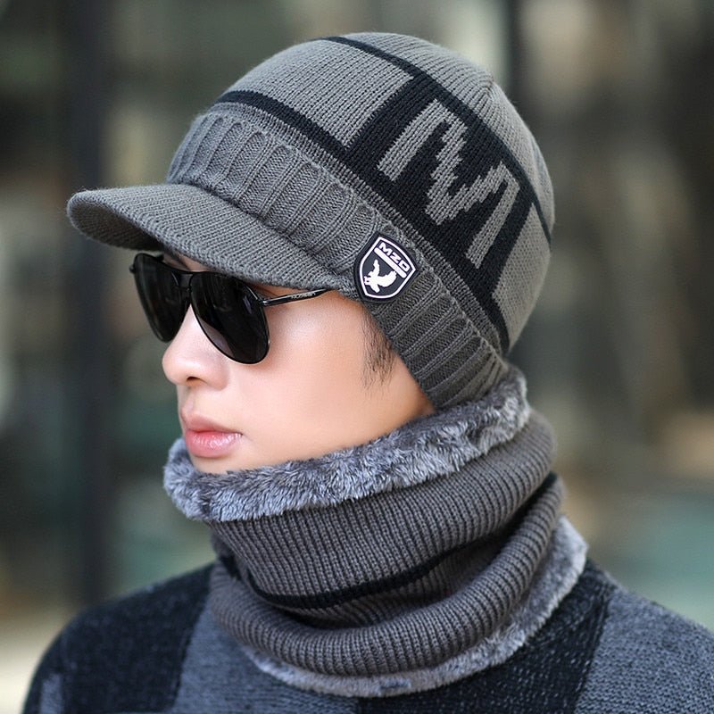 Winter Hat, Woolly Lined, Convertible, Cold Weather