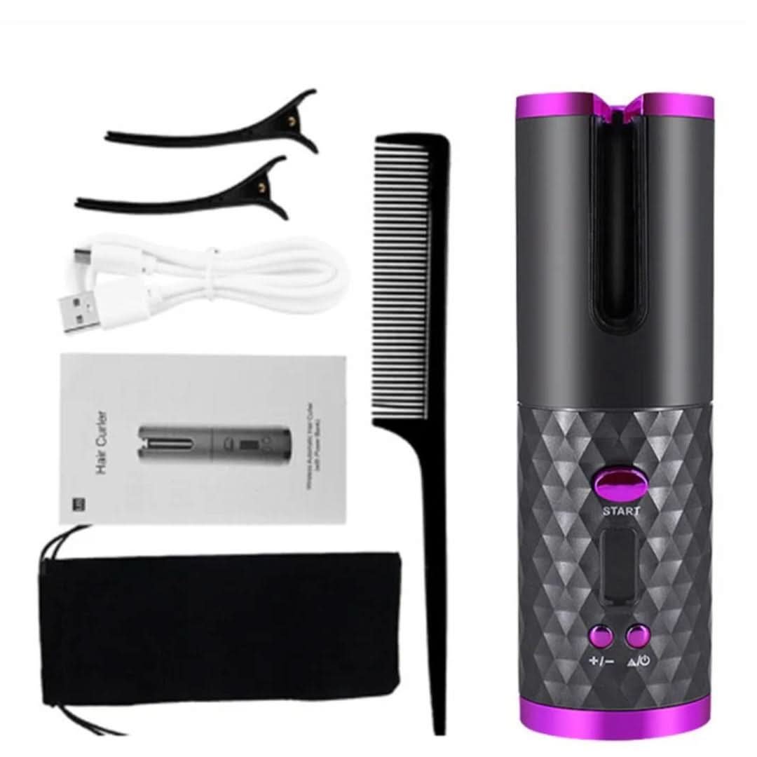 Automatic Curling Iron Cordless Rechargeable Portable Hair Styler