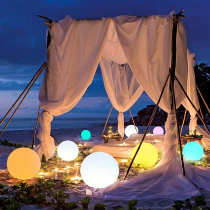 Globe Light Waterproof LED 16-Color Rechargeable Indoor Outdoor