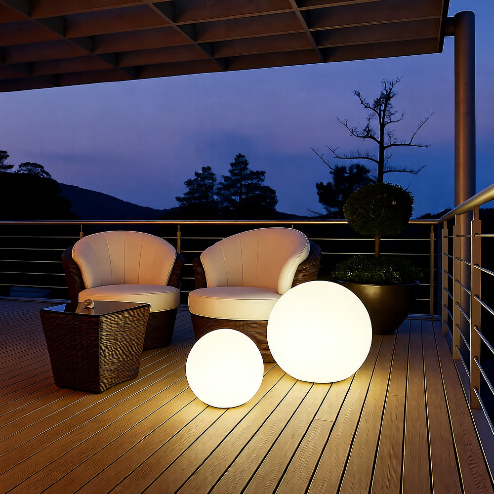 Globe Light Waterproof LED 16-Color Rechargeable Indoor Outdoor