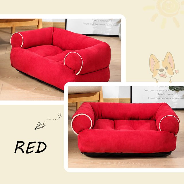 Deep Sleeper Dog Bed, Plush Cotton Filling, Machine Washable Comfort