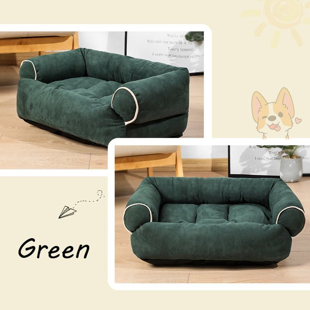 Deep Sleeper Dog Bed, Plush Cotton Filling, Machine Washable Comfort