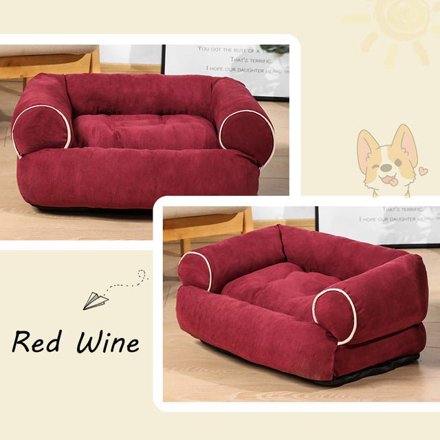 Deep Sleeper Dog Bed, Plush Cotton Filling, Machine Washable Comfort