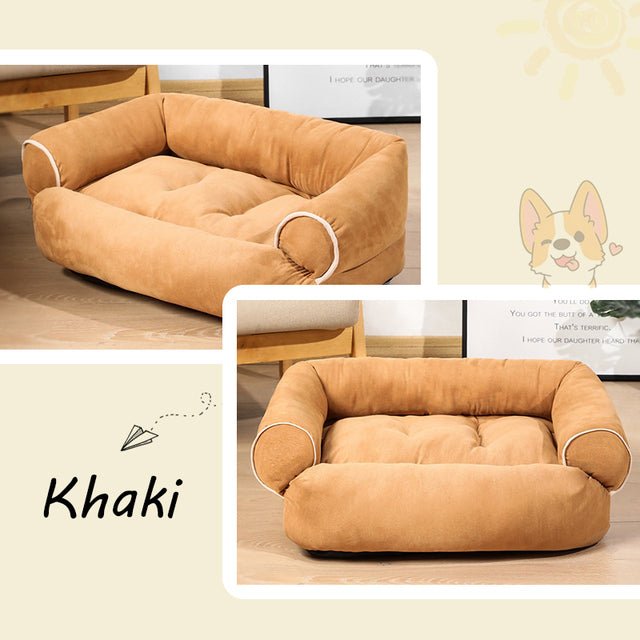 Deep Sleeper Dog Bed, Plush Cotton Filling, Machine Washable Comfort