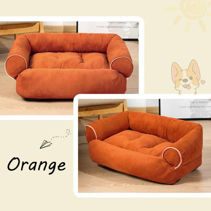Deep Sleeper Dog Bed, Plush Cotton Filling, Machine Washable Comfort