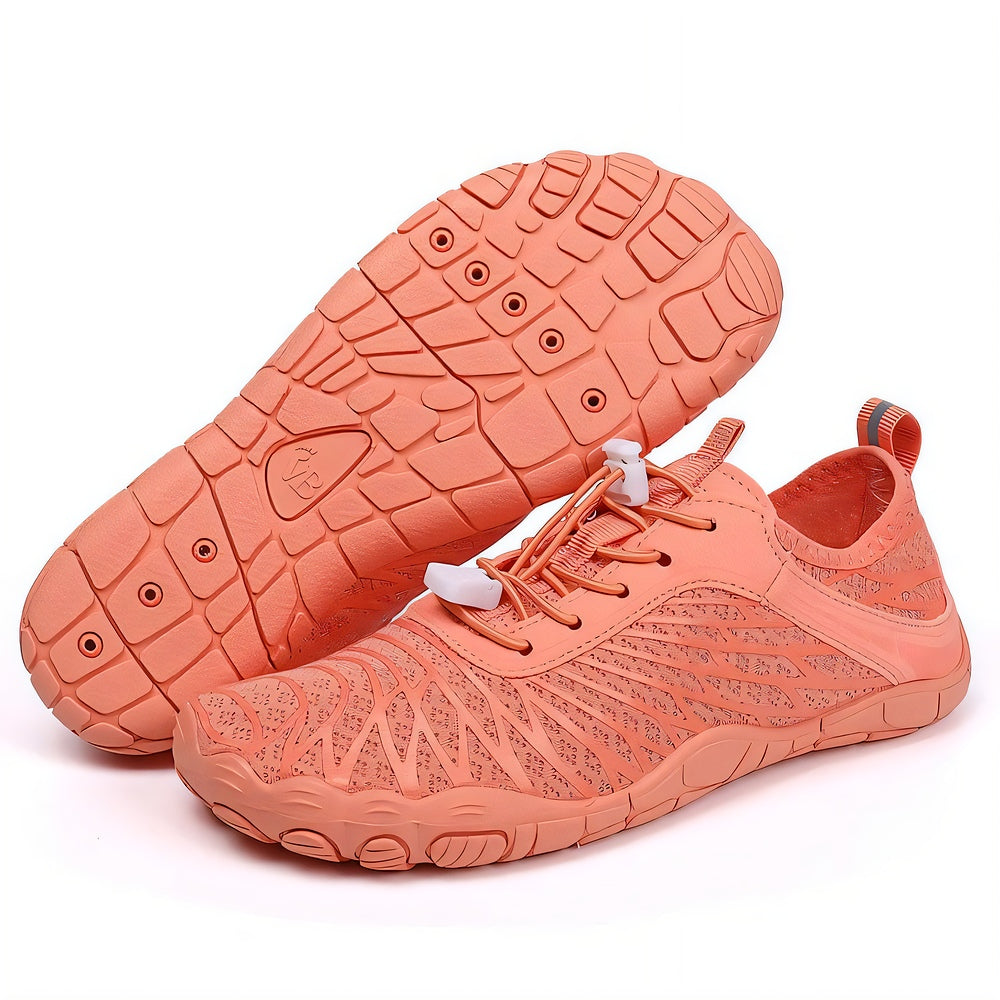 Solara Barefoot Shoe, Lightweight Orange, Everyday Wear
