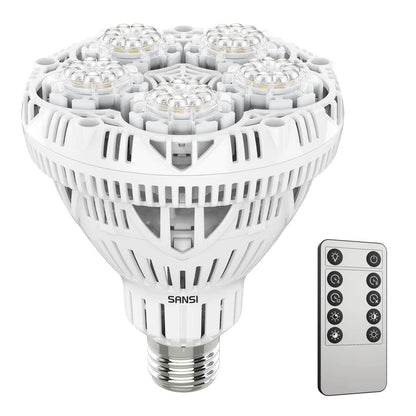 BR30 LED Grow Light, 30W Full Spectrum Dimmable Plant Bulb