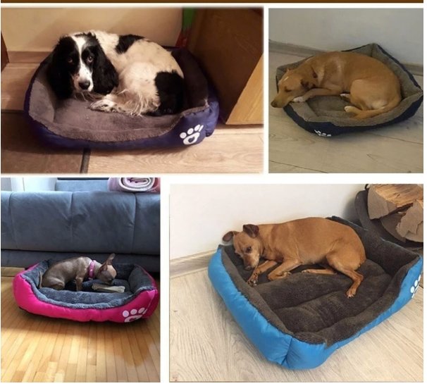 Dog Bed, Fleece, Supportive, Cozy