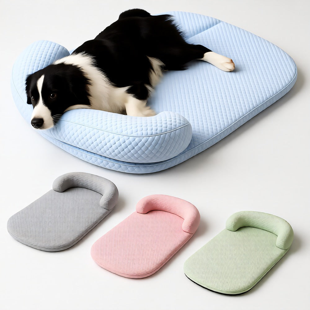 Beach Pet Bed, Ice Silk, Dog & Cat, Summer Cooling