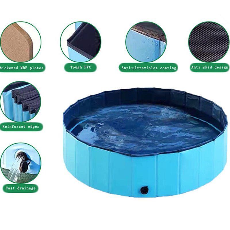 Dog Pool Collapsible Outdoor Pet Bath