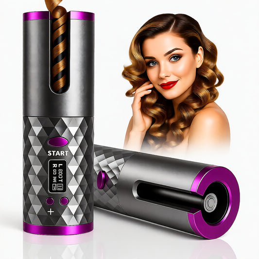 Cordless Hair Curler Ceramic Styler Automatic Curls