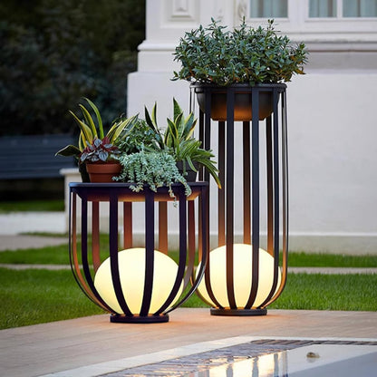 Solar Flower Stand Light LED Waterproof Outdoor Garden
