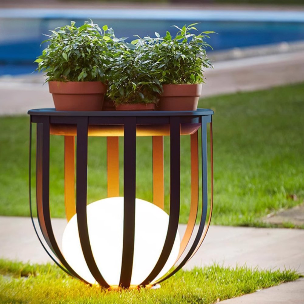 Solar Flower Stand Light LED Waterproof Outdoor Garden