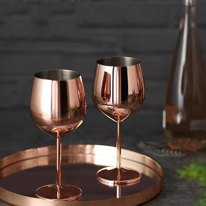 Glassware Set, 8-Piece, Stainless Steel, Drinks