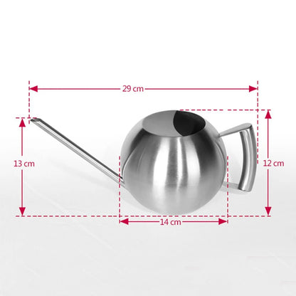 Minimalist Plant Watering Can, 1500ml, Stainless Steel, Plant Use