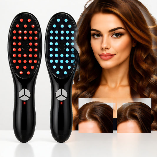 3-in-1 Hair Massage Comb Red Blue Light Nano Mist Hair Growth