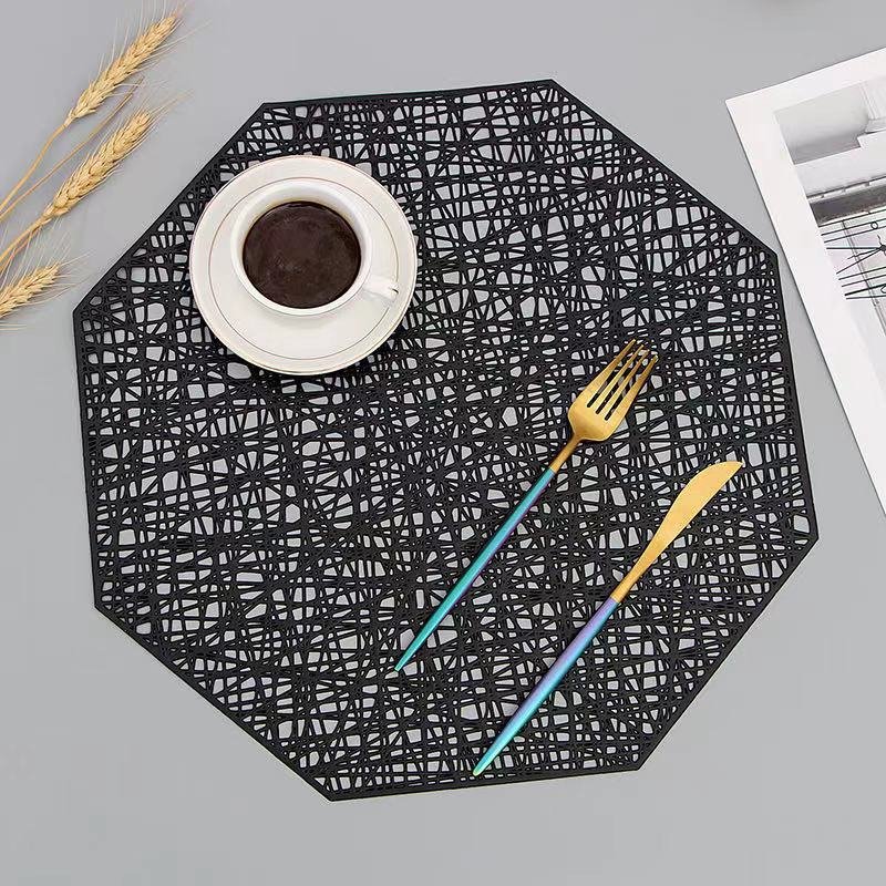 Nebula Dinner Placemat, Non-Slip PVC, 15 inch Dining Table Decor
