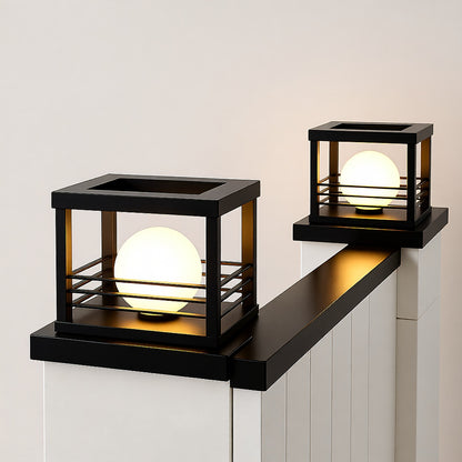 Solar Pillar Lamp LED Waterproof Dusk-to-Dawn Outdoor Garden Light