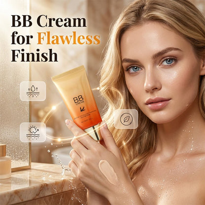 Hydrating BB Cream, Natural Finish, Skincare Base, Flawless Complexion