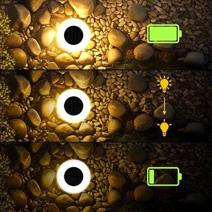 Solar Pathway Lights 4-Piece Wireless Outdoor