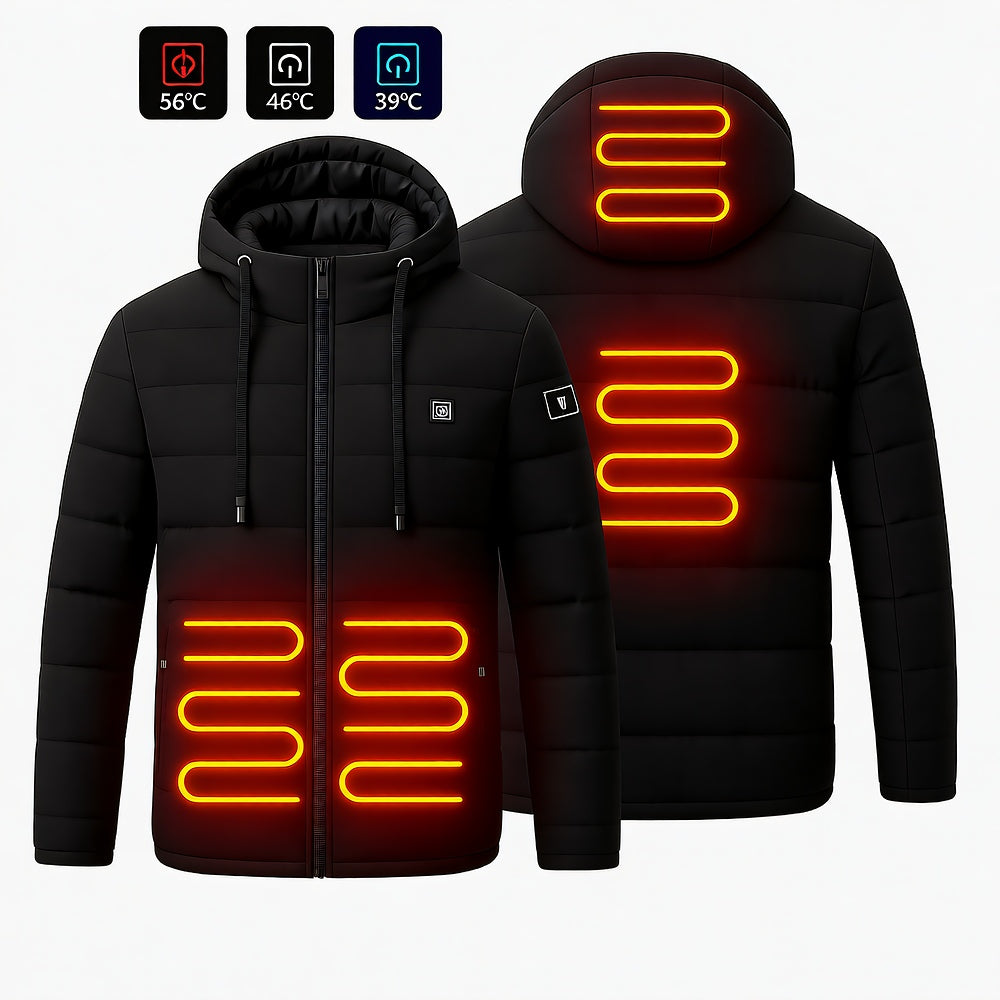 Electric Heated Jacket, 4-Zone, Winter Outdoor Gear