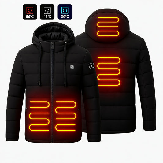 Electric Heated Jacket, 4-Zone, Winter Outdoor Gear