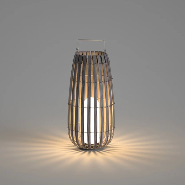 Garden Rattan Light, LED, USB, IP65 Outdoor