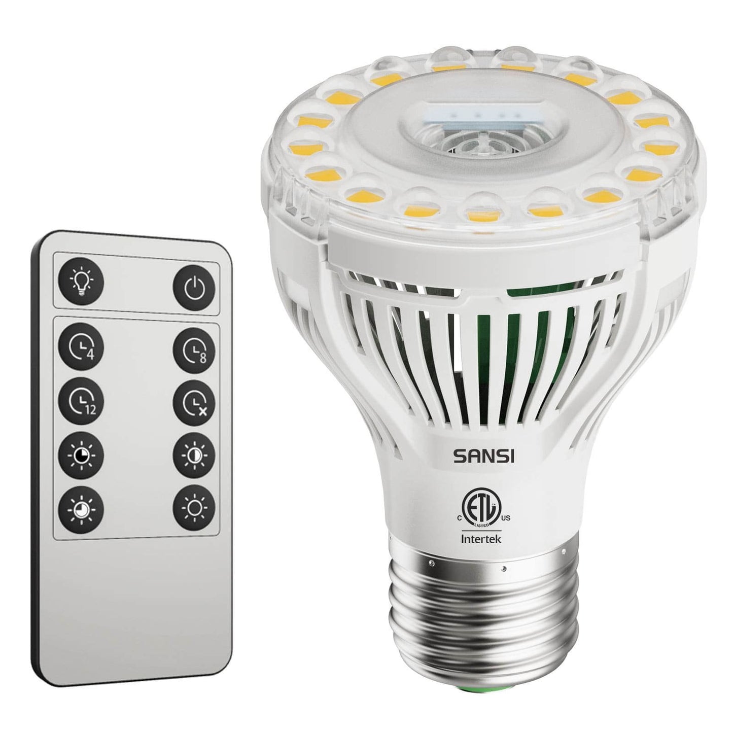 PAR20 LED Grow Light, 5W, E26 Full Spectrum Plant Bulb