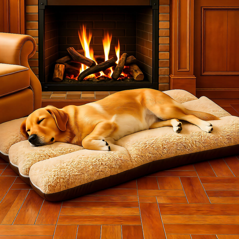 Snoozer Dog Bed, Fleece, Orthopedic Pain Relief, Pet Nap