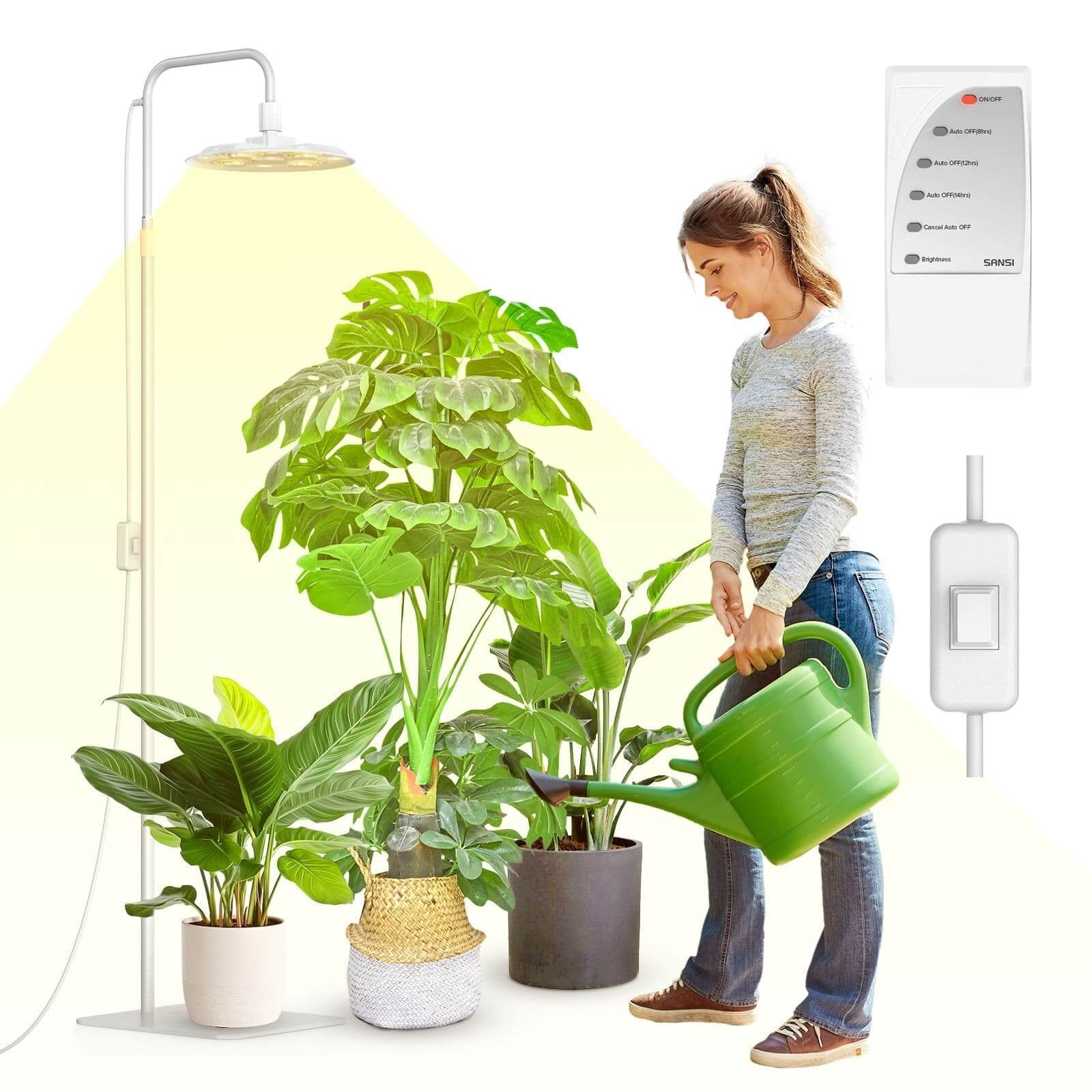 Grow Light, 100W Full Spectrum Dimmable, Tall Standing Indoor Plant