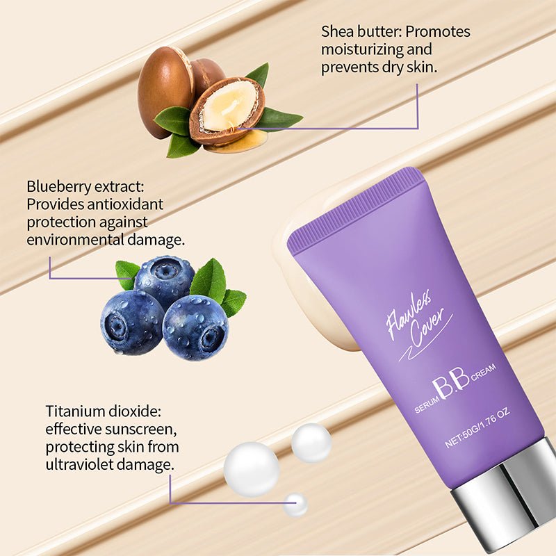BB Cream, Moisturizing Lightweight Oil-Controlling Daily Blemish Coverage