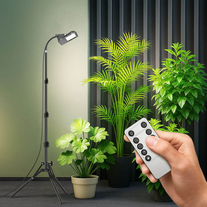 LED Grow Light, 45W, Full Spectrum, Tripod Stand, Plant