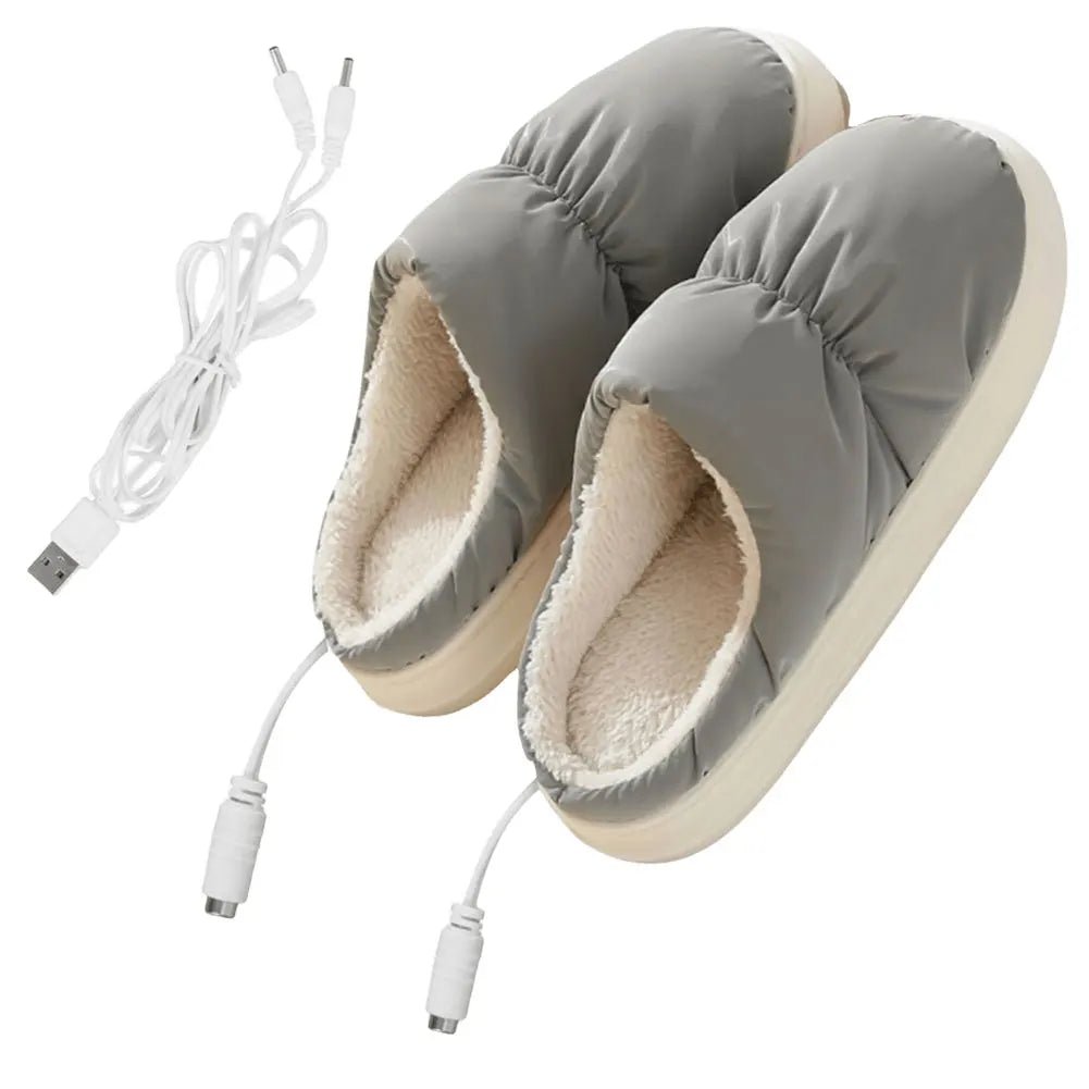 Electric Heated Slippers, 3 Heat Settings, Thick, Winter Indoor Use
