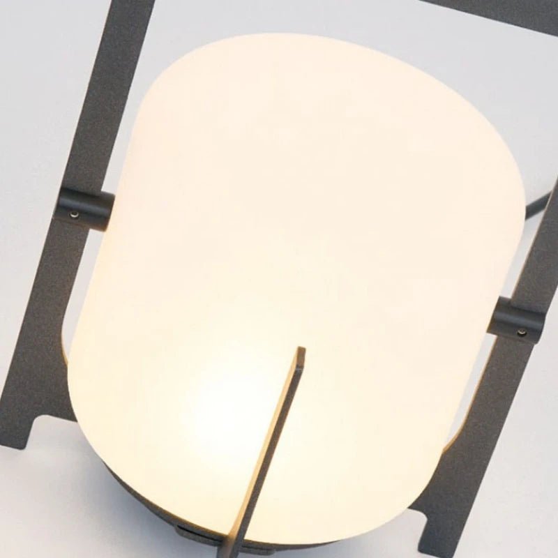 Solar Outdoor Akari Lamp, Dusk-to-Dawn, Wireless Garden Light
