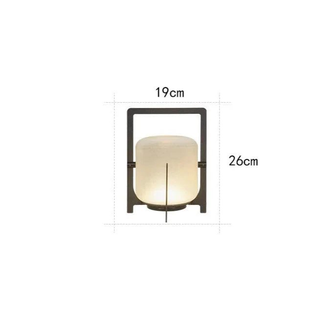 Solar Outdoor Akari Lamp, Dusk-to-Dawn, Wireless Garden Light