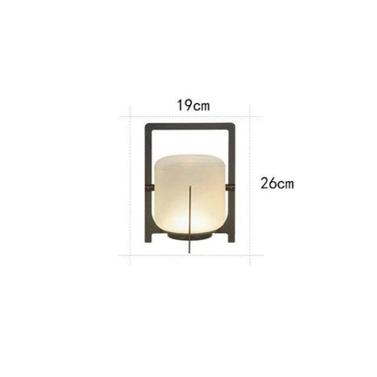 Solar Outdoor Akari Lamp, Dusk-to-Dawn, Wireless Garden Light