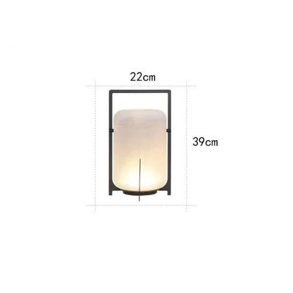 Solar Outdoor Akari Lamp, Dusk-to-Dawn, Wireless Garden Light