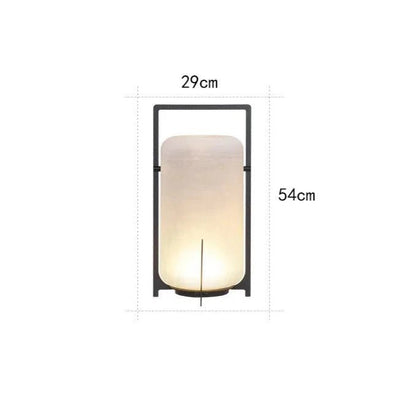 Solar Outdoor Akari Lamp, Dusk-to-Dawn, Wireless Garden Light