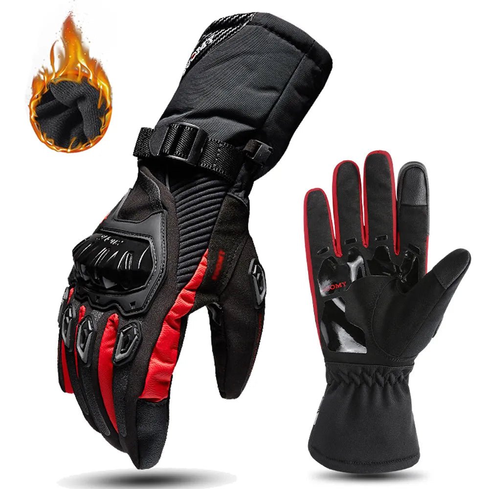 Motorcycle Gloves Waterproof 3-Layer Insulated Winter