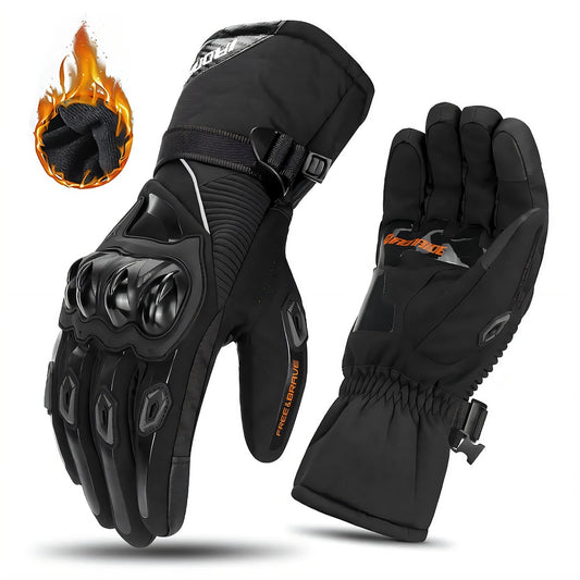 Motorcycle Gloves Waterproof 3-Layer Insulated Winter